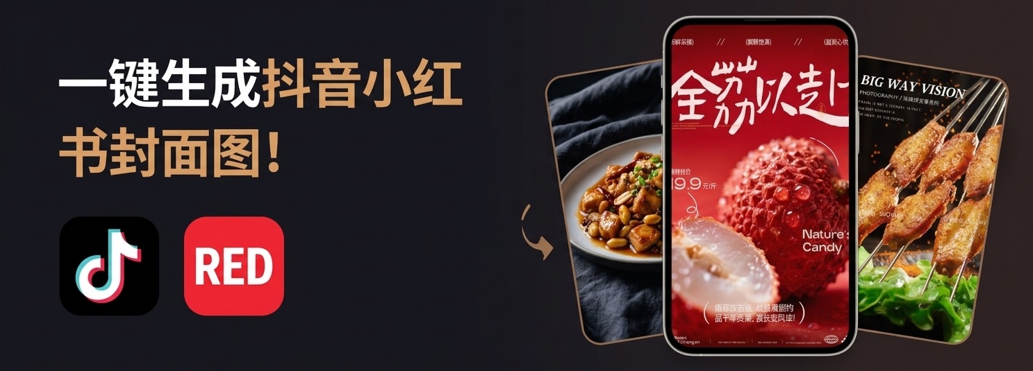 一键生成外卖平台封面